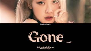 Rosé - Gone Colour Coded Lyrics Eng