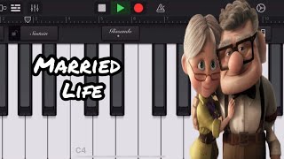 Married life theme | Piano Tutorial | GarageBand