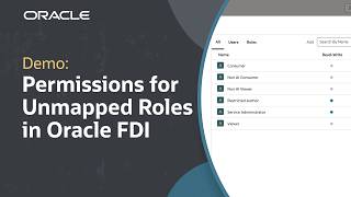 How to Configure Permissions for Unmapped Roles in Fusion Data Intelligence