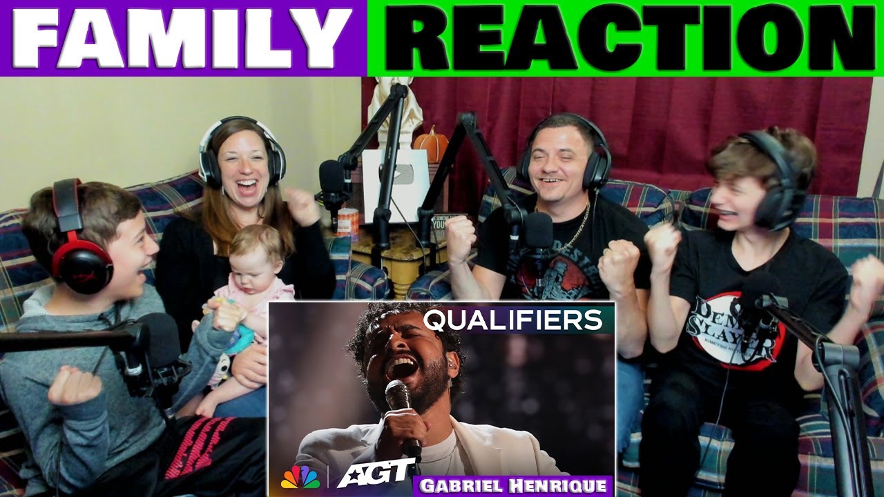 Gabriel Henrique - Something Beautiful - AGT Qualifiers FAMILY REACTION 