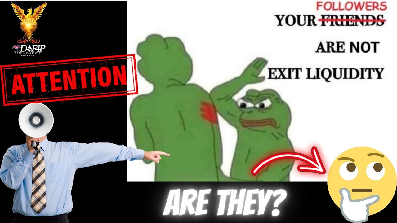 Drip Network Pepe the Meme frog says your followers are not exit ...