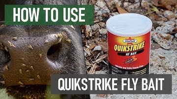 How to Use QuikStrike Fly Bait [Agricultural Fly Control]
