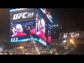 UFC 214 live tunnel walkout Jon &quot;Bones&quot; Jones Anaheim Cali Honda Center He&#39;s back #andnew