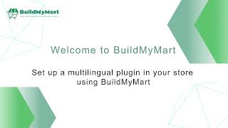 How to Set Up Multilingual Plugin in BuildMyMart | Step-by-Step Guide