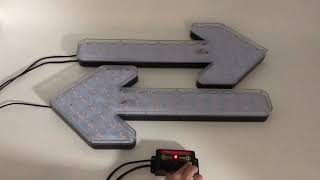 23.5” LED Arrow Board Directional LED Traffic Advisor Light