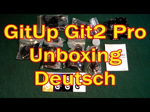 GitUp Git2 Pro Action Cam Unboxing Deutsch
