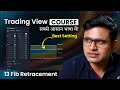 How to draw fibonacci retracement  tradingview tutorial 13  chart commando tradingview