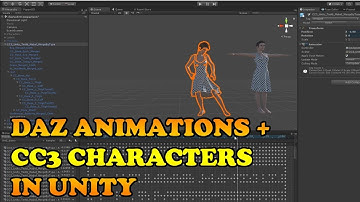 How to use DAZ Animations with CC3 characters in Unity
