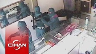 Kaleşnikoflu, pompalı tüfekli soygun dehşeti