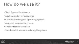 Using Persistent Memory for Fun and Profit