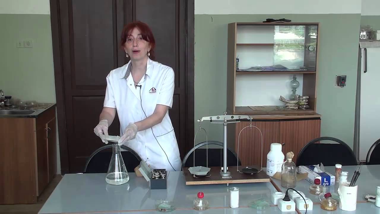 Preparation of solid media.