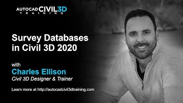 Survey Databases in Civil 3D 2018, 2019, 2020, 2021
