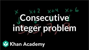 What are consecutive integers examples?