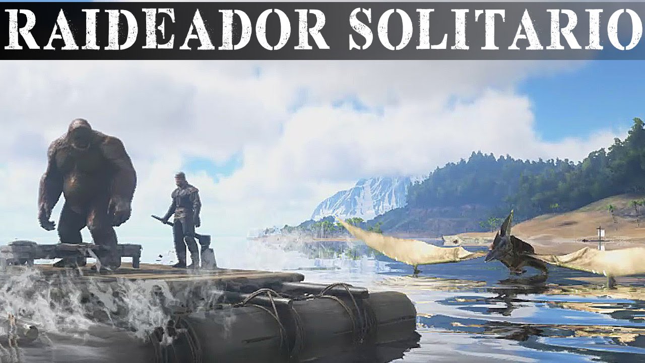 ARK vicio #4 - Raideando en solitario, nuevas mascotas, barco perseguidor | Gameplay Español gameplay español transistor