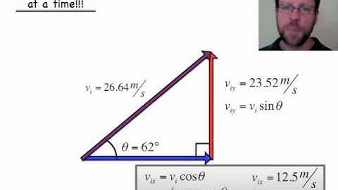 Trajectory Lesson 1: A start to Kinematics and Projectile Motion with Vectors.