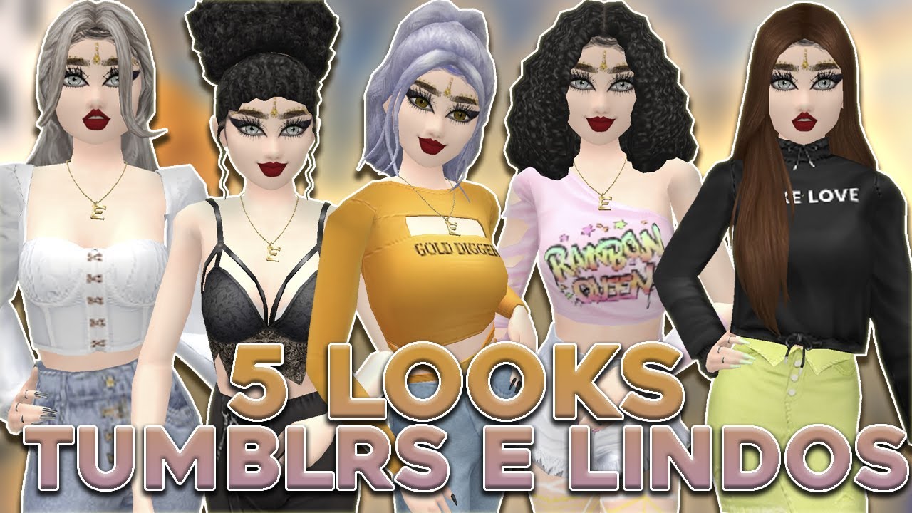 TOP 5 MELHORES LOOKS TUMBLRS DE 2020AVAKIN LIFE😗👇🏼 YouTube