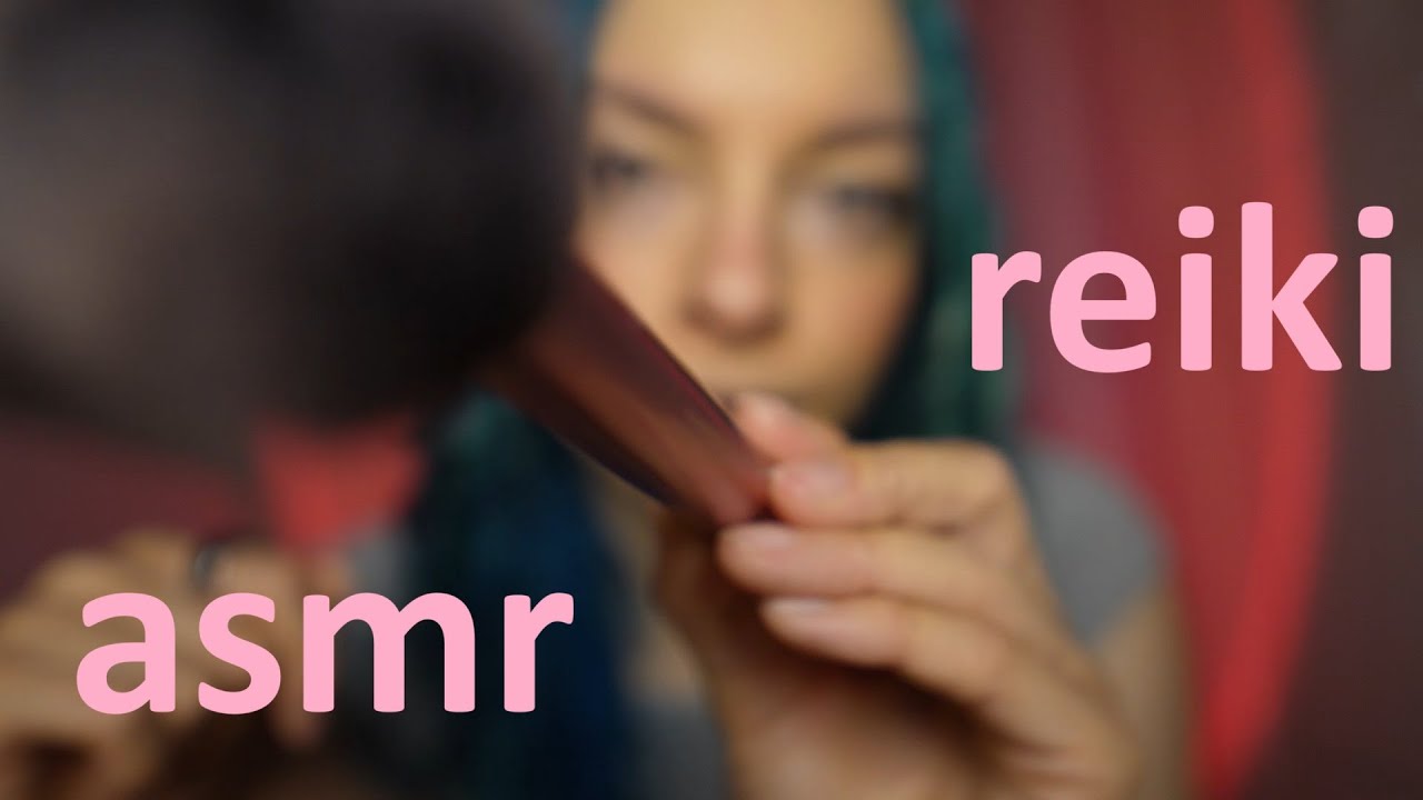 ASMR Reiki BRUSHING and scrubbing away negative energy