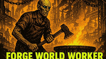 The Horrifying Life of a Forge World Worker in Warhammer 40K