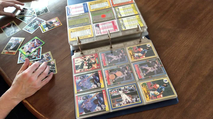 Sorting a trading card collection. ASMR. No talking.