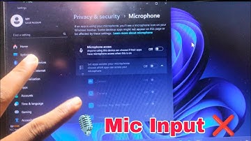 How to Fix Microphone input Not Working in Windows 11#Macnitesh