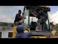 how to install  new glass on a jcb machine