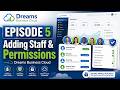 Adding staff sub account end and Settingsetting up permissions. In Go high Level DBC.