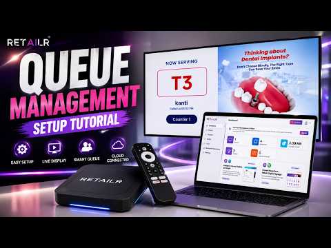 How to Set Up Retailr Queue Management | Complete Queue System Setup Guide | Retailr AI