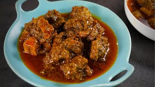বানানো মাংসের মশলা দিয়ে ওভেনে বিফ ভুনা | Oven-Baked Beef Bhuna Recipe |Beef Vuna