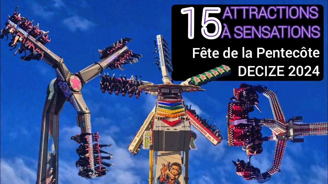 Des SENSATIONS EXTRÊMES dans cette fête foraine !  DECIZE 2024