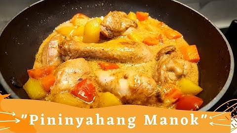 Pininyahang Manok (Chicken with Pineapple)