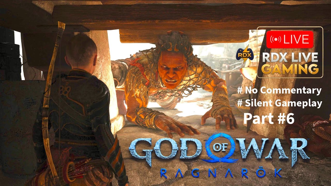 God of War Ragnarok. / Part #6 / Silent gameplay / no commentary / faceless live stream. - YouTube