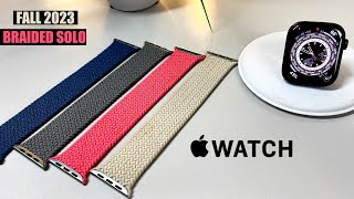 NEW Fall 2023 Braided Solo Loops for Apple Watch S9 | AW Ultra 2 (ALL COLORS) Review & [Hands-On] by TheJuan&Only 13,129 views 7 months ago 7 minutes, 58 seconds