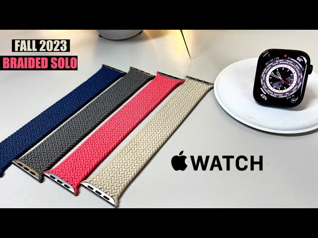 NEW Fall 2023 Braided Solo Loops for Apple Watch S9 | AW Ultra 2 (ALL COLORS) Review & [Hands-On]