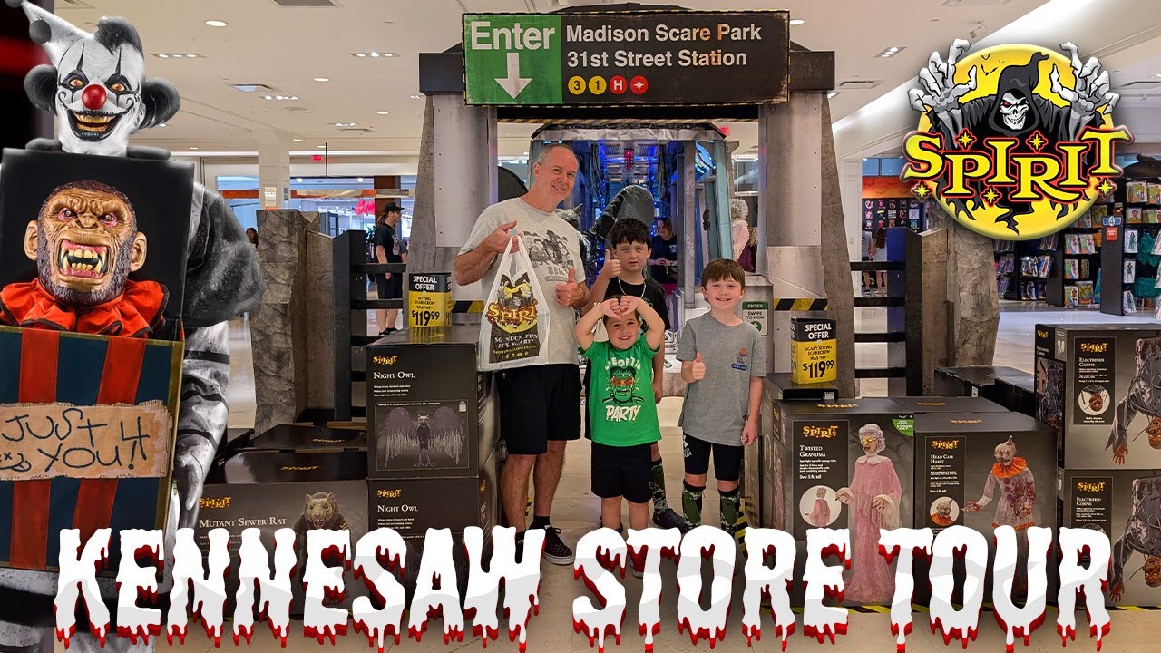 Spirit Halloween Store 2025 Grand Opening | Kennesaw Georgia | Halloween Animatronics