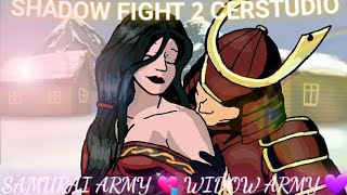 (cerstudio shadow fight 2) samurai army love widow army ♥ 💜 ❤
