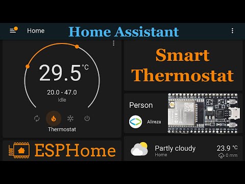 Themostat with ESP32 in Home Assitant