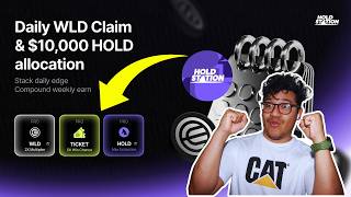 WorldCoin Gana WLD con la MiniApp Holdstation Wallet dentro de World App Gana WorldCoin