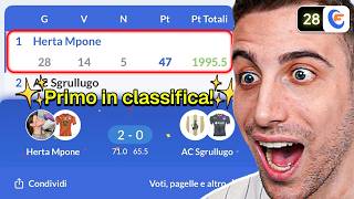 AGGANCIO e SUPERO il PRIMO! Giornata FOLLE del Mio Fantacalcio! 28* Giornata