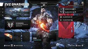 2v2 Gnashers w/Dom no commentary Gears 5 online