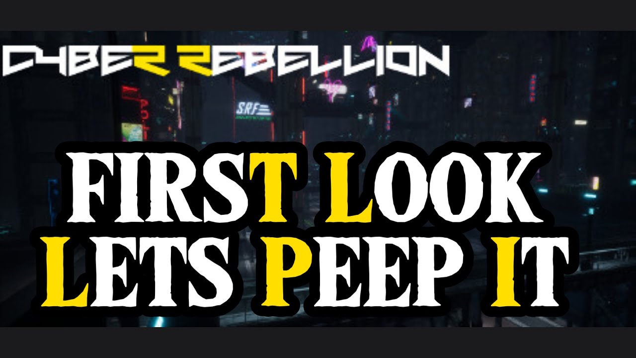 Brand New Global Open Beta Cyber Rebellion Looks Interesting