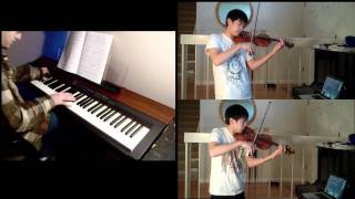 Video thumbnail of "Beauty and the Beast - Tale as Old as Time (violin, piano) Ft. Kyle Landry"