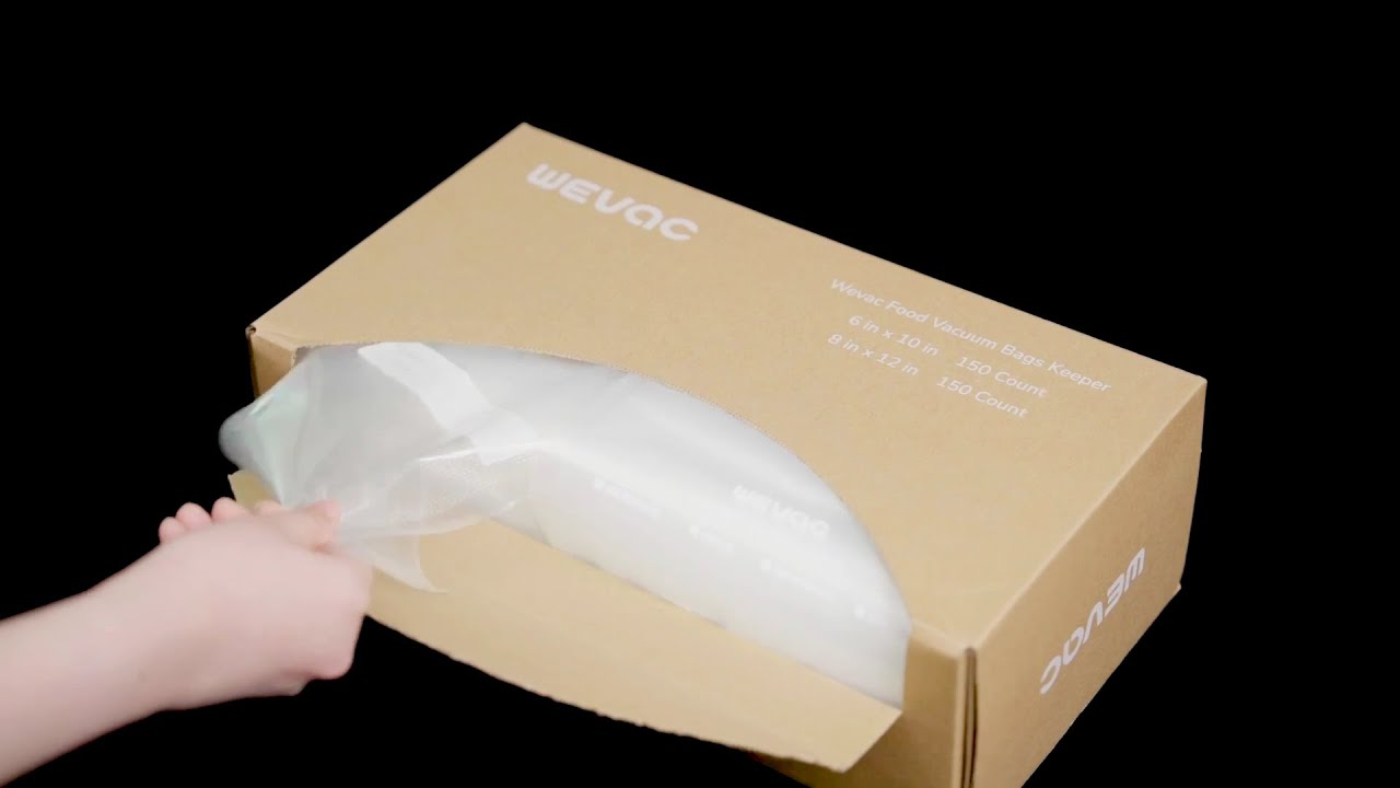 Vacuum Sealer Bag-Wevac Embossed Vacuum Sealer Bags with Keeper