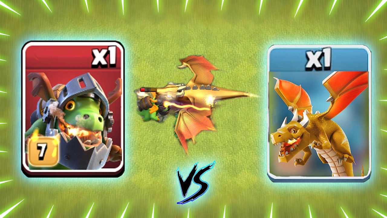 Max Inferno Dragon vs Boss Dragon | Clash of Clans | *Epic Attack* | Battle Gaming