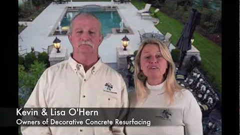 Lisa and Kevin O'Hern | Owners of Decorative Concr...