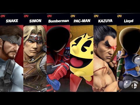 Super Smash Bros. Ultimate - Konami vs Bandai Namco