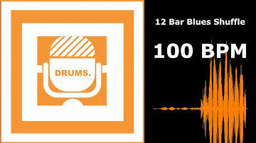 Drum Backing Track: 12 Bar Blues Shuffle - 100 BPM