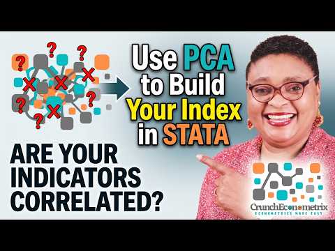 Create Index Using PCA in Stata - Tutorial for Dissertation