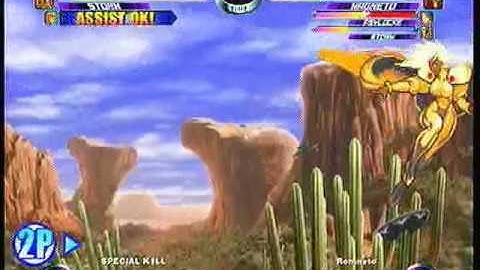 MvC2 Online (360): Special K1ll (Santhrax) vs Brett (MSP) 1 .:4.18.10:.