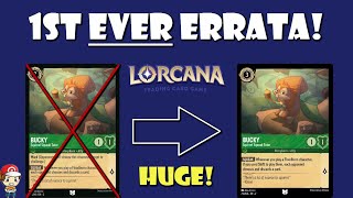 lorcana errata cards Disney Error/Misprint - Lyle Tiberius Erratas in Set 2 :