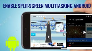 How to enable split-screen multitasking on Android 10 and android one || multi screen Android  |2020
